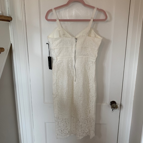LULUS WHITE LACE DRESS - Picture 2 of 6